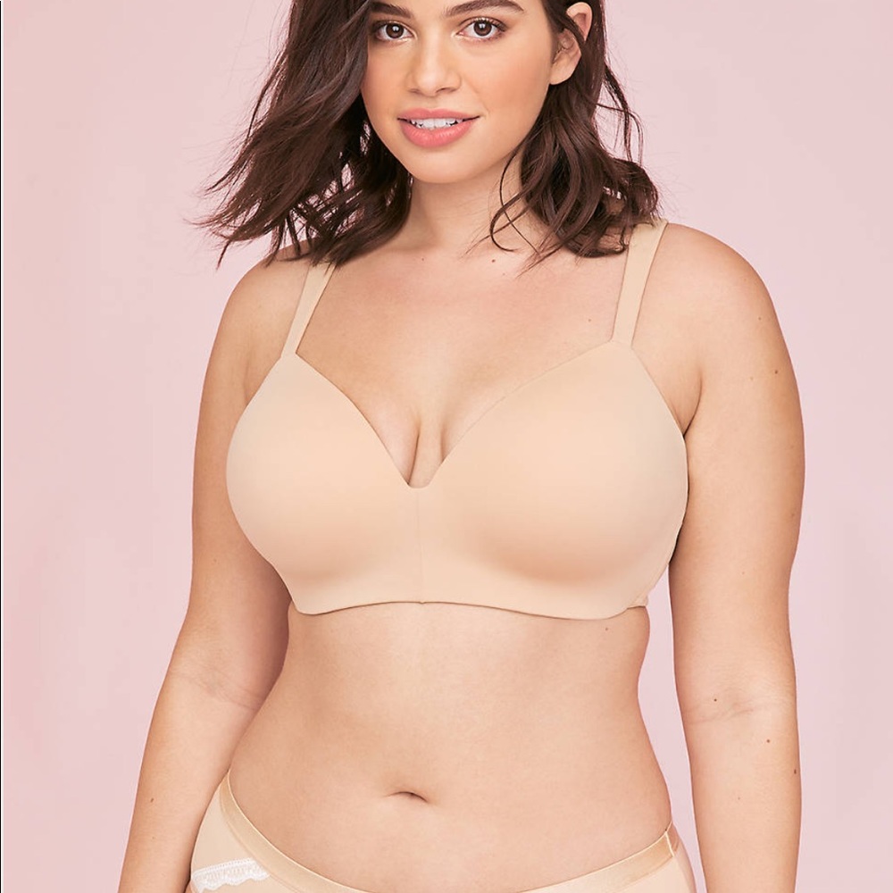 Cacique Lane Bryant Simply Wire Free T-shirt Bra